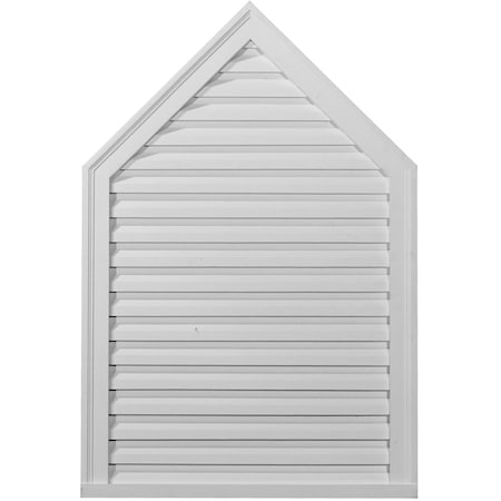 Peaked Urethane Gable Vent Louver, Non-Functional, 24W X 31H